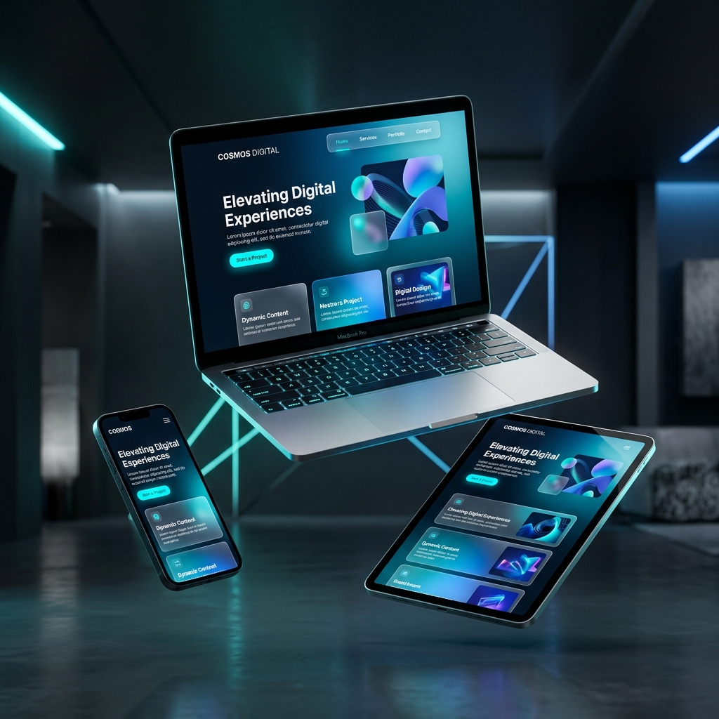 Showcase multi-dispositivo — Diseño Web Lexatek