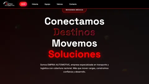 Website of EMPRAI Automotive